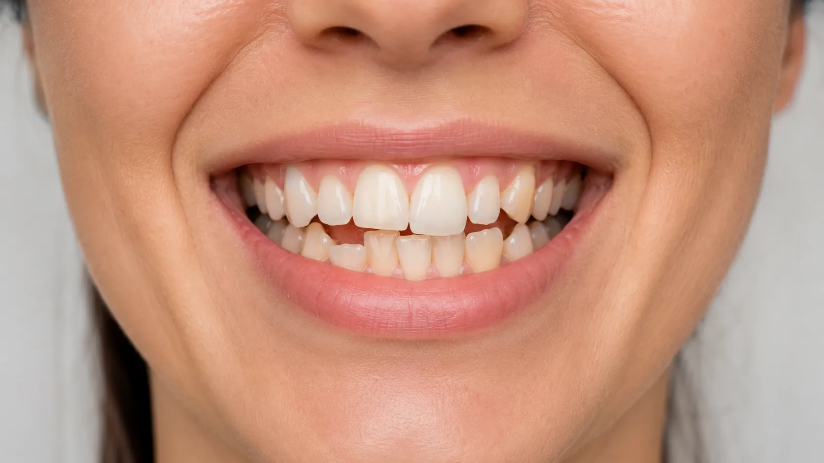 Teeth before aligners